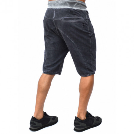 МЪЖКИ КЪСИ ПАНТАЛОНИ RELIO GREY OIL DYE SHORTS С ИЗБЕЛВАНЕ ПО ШЕВОВЕТЕ - Img 3