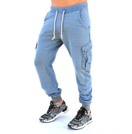 МЪЖКО СВЕТЛО СИНЬО КАРГО ДОЛНИЩЕ BRS GARGO LIGHT BLUE DENIM ПРОЛЕТ ЕСЕН