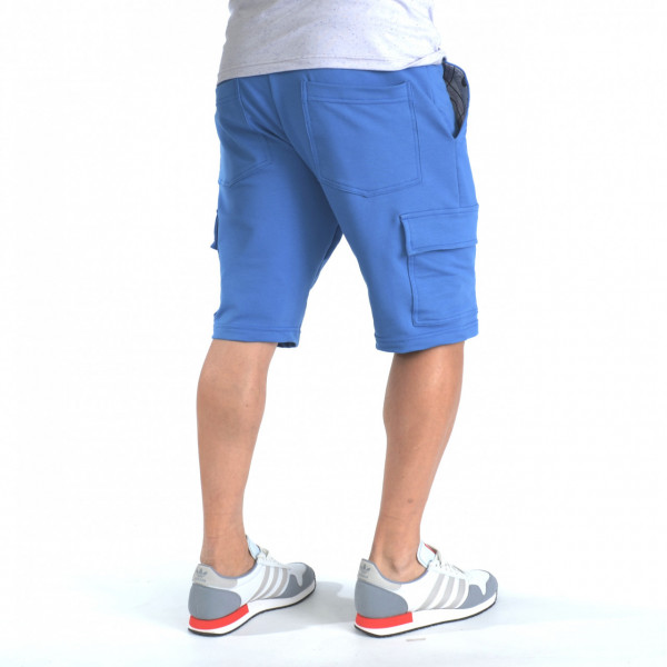 MEN'S BLUE DENIM DROP CROTCH PANTS SPRING/FALL - Img 3