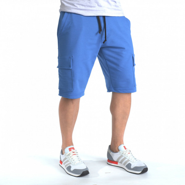 MEN'S BLUE DENIM DROP CROTCH PANTS SPRING/FALL - Img 5