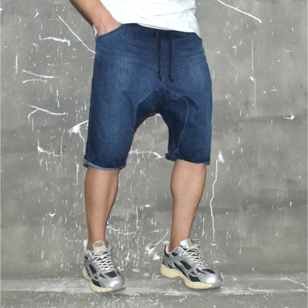 MEN'S DENIM  DROP CROTCH SHORTS TRENDFIELD - Img 6