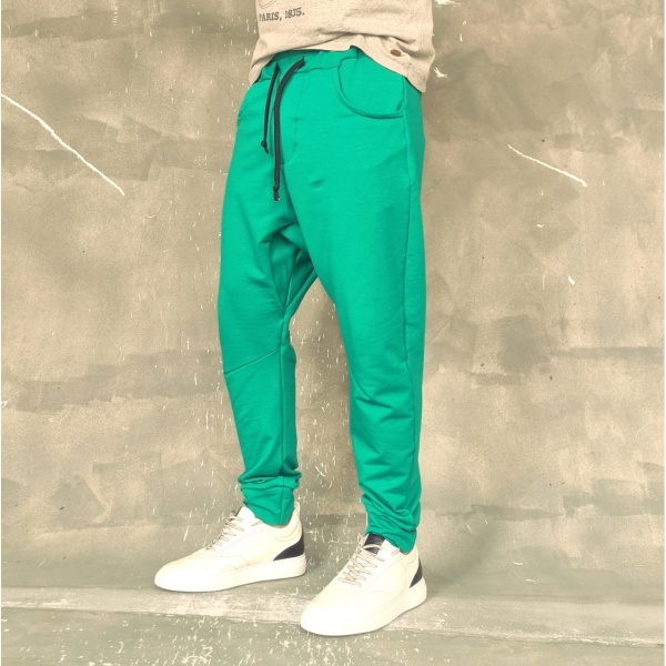 MEN'S JOGGERS DROP CROTCH SWEAT PANTS SPRING/FALL TRENDFIELD - Img 2