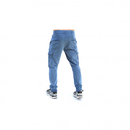 МЪЖКО СИНЬО ДЕНИМ КАРГО ДОЛНИЩЕ MONI CARGO DENIM ПРОЛЕТ ЕСЕН - Img 2