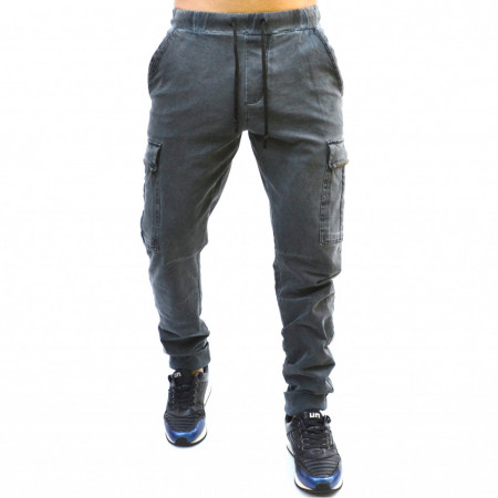 LIGHT GREY MELANGE MENS TSHIRT LONG SLEEVE - Img 2