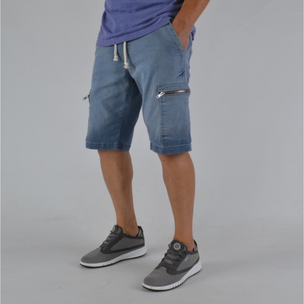 MEN'S DENIM CARGO SHORTS TRENDFIELD - Img 2