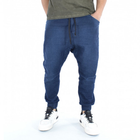 MEN'S DENIM DROP CROTCH PANTS TRENDFIELD SPRING/FALL - Img 2