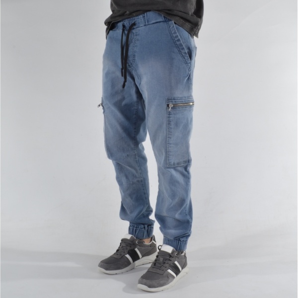 MEN'S DENIM DROP CROTCH SHORTS TRENDFIELD - Img 3