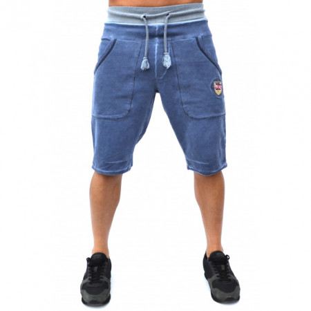 МЪЖКИ КЪСИ ПАНТАЛОНИ RELIO BLUE OIL DYE SHORTS С ИЗБЕЛВАНЕ ПО ШЕВОВЕТЕ - Img 2