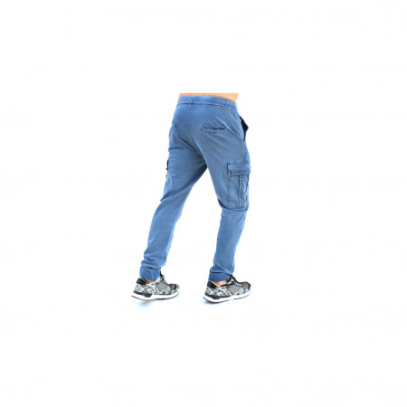 МЪЖКО СИНЬО ДЕНИМ КАРГО ДОЛНИЩЕ MONI CARGO DENIM ПРОЛЕТ ЕСЕН - Img 3