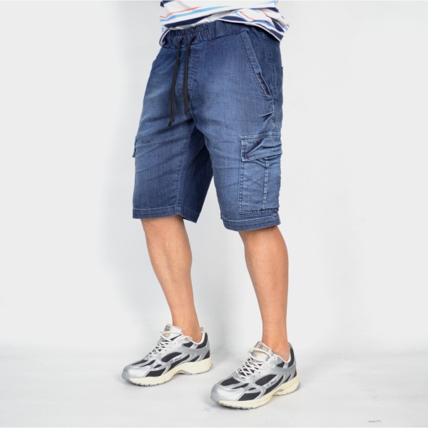 MEN'S DENIM CARGO SHORTS TRENDFIELD - Img 2