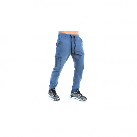 МЪЖКО СИНЬО ДЕНИМ КАРГО ДОЛНИЩЕ MONI CARGO DENIM ПРОЛЕТ ЕСЕН - Img 4