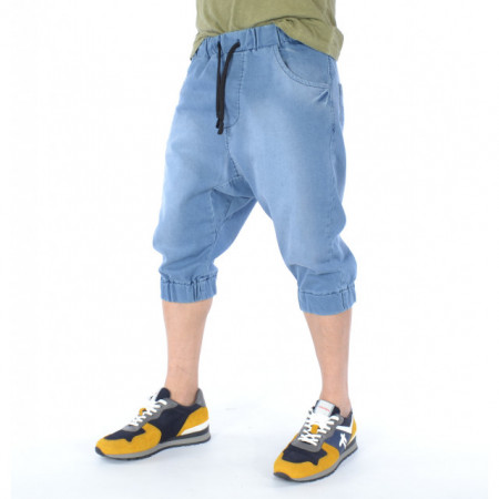 MEN'S DENIM  DROP CROTCH SHORTS TRENDFIELD - Img 4
