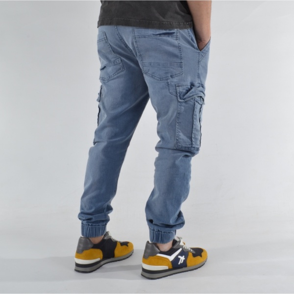 MEN'S DENIM DROP CROTCH SHORTS TRENDFIELD - Img 4