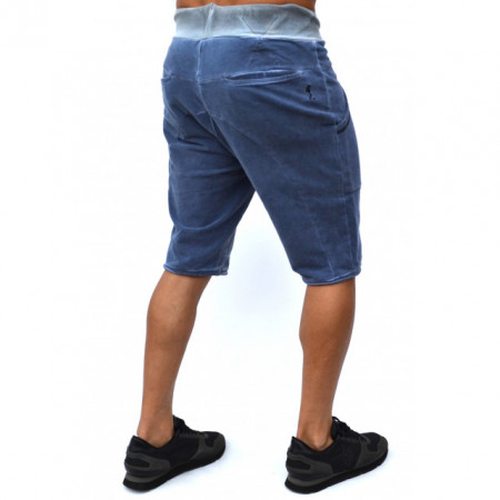 МЪЖКИ КЪСИ ПАНТАЛОНИ RELIO BLUE OIL DYE SHORTS С ИЗБЕЛВАНЕ ПО ШЕВОВЕТЕ - Img 3