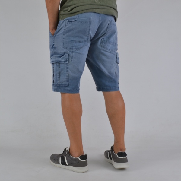 MEN'S DENIM CARGO SHORTS TRENDFIELD - Img 4