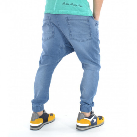 MEN'S DENIM DROP CROTCH PANTS TRENDFIELD SPRING/FALL - Img 6