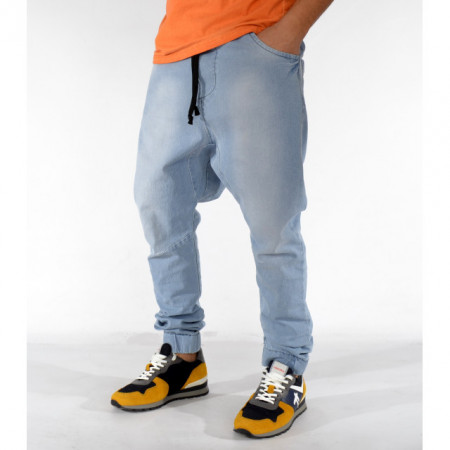 MEN'S DENIM DROP CROTCH PANTS TRENDFIELD FALL - Img 3