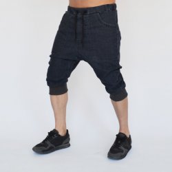 MEN'S DENIM  DROP CROTCH SHORTS TRENDFIELD - Img 4