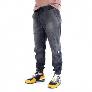 MENS DENIM GREY PANTS CARGO ZIP TRENDFIELD SPRING/SUMMER/AUTUMN - Img 8