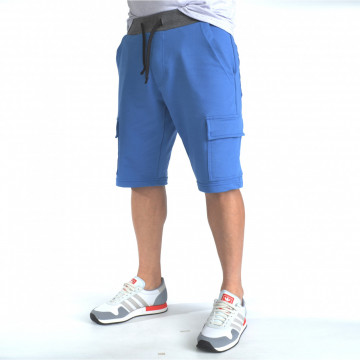 MEN'S BLUE DENIM DROP CROTCH PANTS SPRING/FALL - Img 4