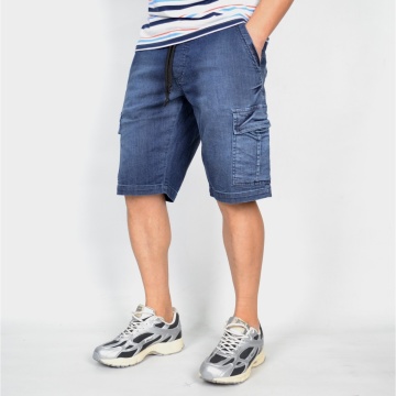 MEN'S DENIM CARGO SHORTS TRENDFIELD - Img 1