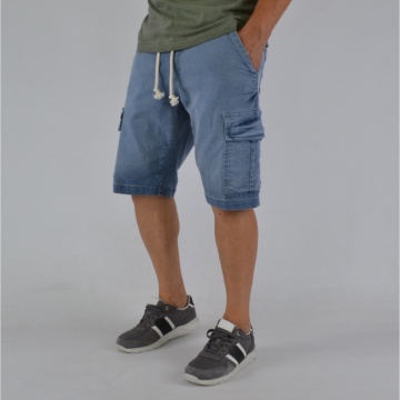 MEN'S DENIM CARGO SHORTS TRENDFIELD