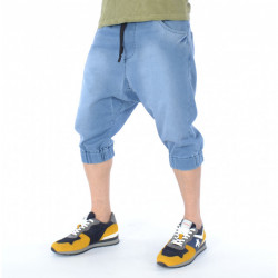 MEN'S DENIM  DROP CROTCH SHORTS TRENDFIELD - Img 2