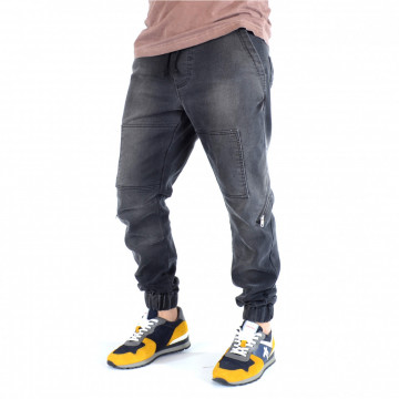 MENS DENIM GREY PANTS CARGO ZIP TRENDFIELD SPRING/SUMMER/AUTUMN - Img 3