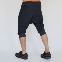 MEN'S DENIM  DROP CROTCH SHORTS TRENDFIELD - Img 2