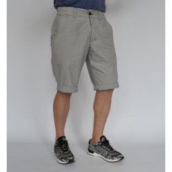 Men's Grey striped shorts oil dye - Img 3