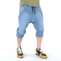 MEN'S DENIM  DROP CROTCH SHORTS TRENDFIELD - Img 5
