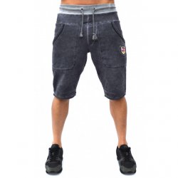 МЪЖКИ КЪСИ ПАНТАЛОНИ RELIO GREY OIL DYE SHORTS С ИЗБЕЛВАНЕ ПО ШЕВОВЕТЕ - Img 2