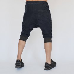 MEN'S DENIM  DROP CROTCH SHORTS TRENDFIELD - Img 4