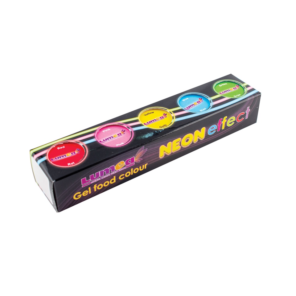 Set Coloranti Alimentari Gel Neon, 10g x 5 buc. - Lumea