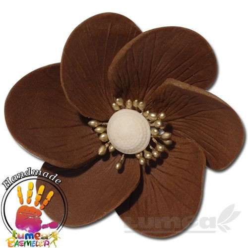 Anemona maro din pasta de zahar, L5,5 cm x l 4,5 cm sz h4,5 cm, 30g - Lumea