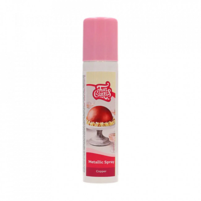 Colorant alimentar spray cupru metalic - FunCakes