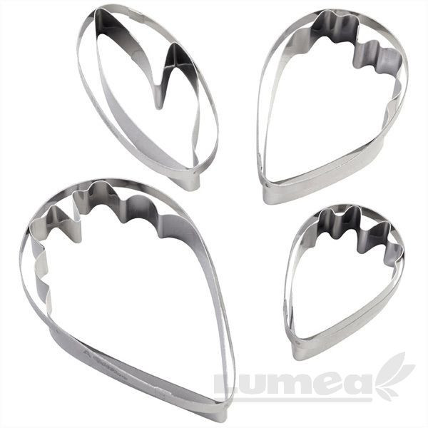 Set decupatoare bujor, 4 bucati - Wilton