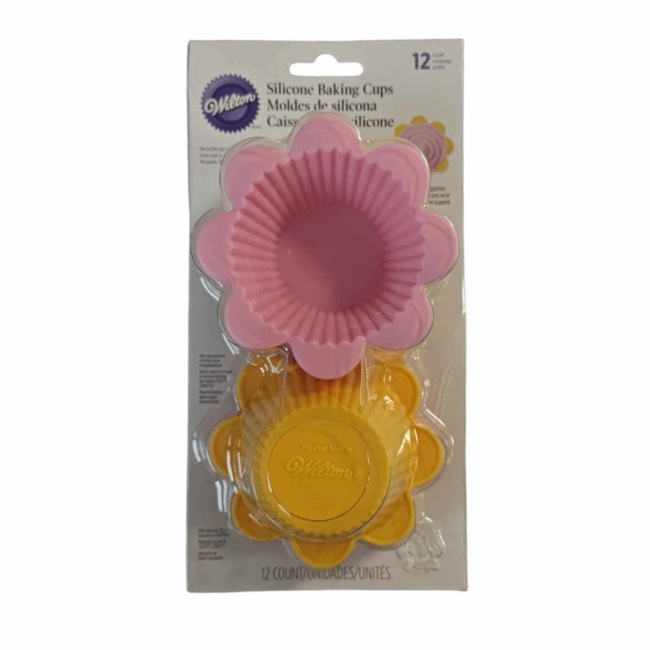 Set forme din silicon "Flower" pentru Briose, 12 buc. - Wilton