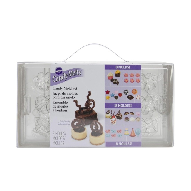 Set sablon pentru Dulciuri, Candy, Ciocolata, 8 modele - Wilton