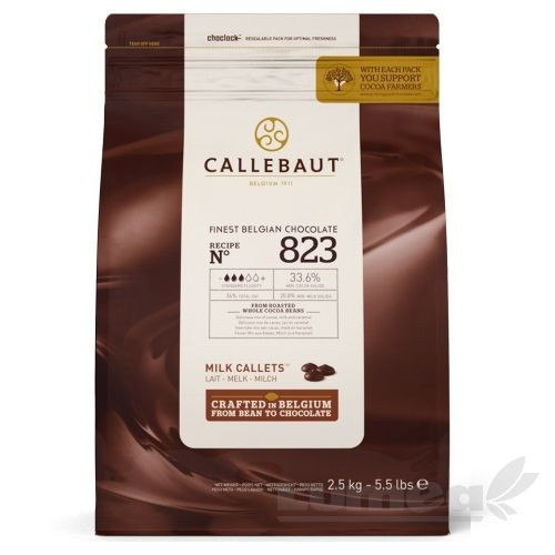 Ciocolata fina cu lapte Barry Callebaut, 2.5 kg