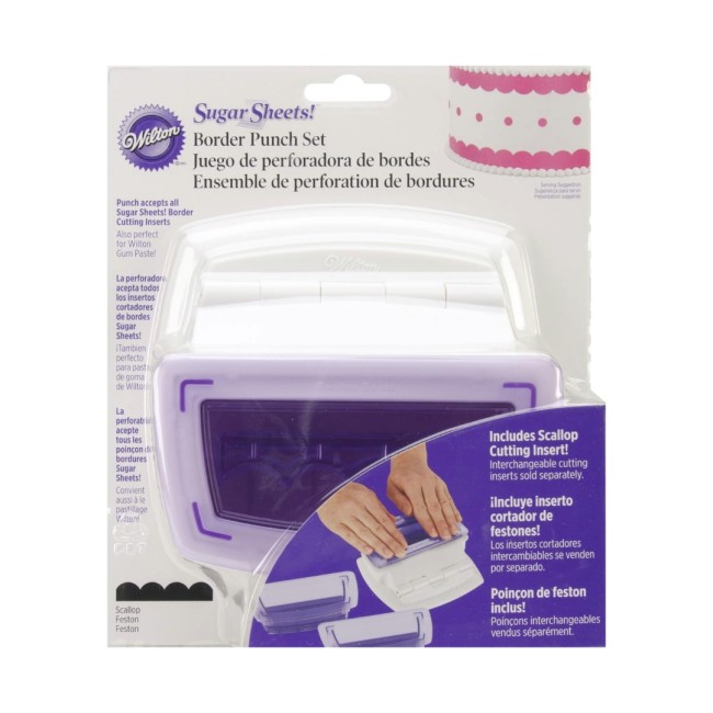 Decupator "Border Punch Set" pentru foi de zahar si pasta flori - Wilton