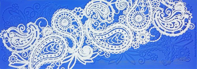 Forma silicon dantela Paisley Teardrop - Crystal Lace