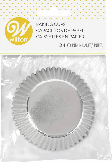 Hartii briose Argintiu 24 buc. - Wilton