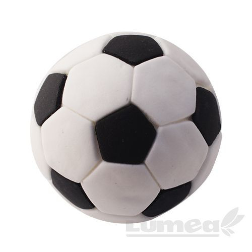 Minge fotbal 3D din pasta de zahar, L5 cm x l 5 cm x h5 cm, 60g - Lumea