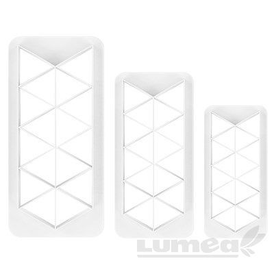 Set decupatoare textura Triunghi impreuna - PME