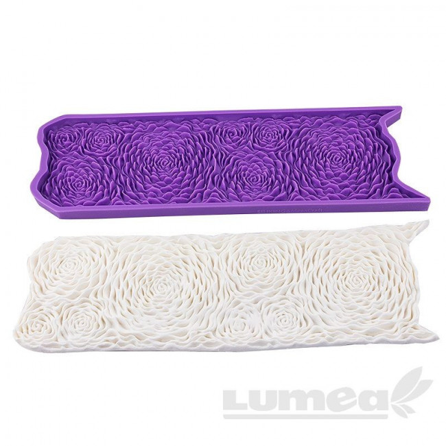 Mulaj silicon decor model "Rosette Ruffle Simpress" - Lumea