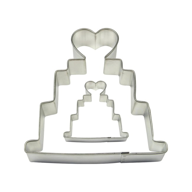 Set decupatoare forma Tort cu Inimia, 2 buc. - PME