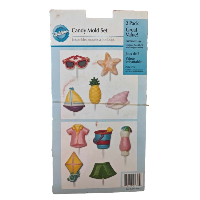 Set forma ciocolata/acadele modele de Vara, 2 buc. - Wilton