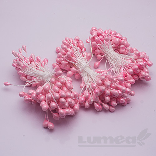 Stamine culoare roz 4 mm
