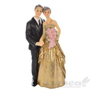 Figurine Mire si Mireasa nunta de aur - Modecor
